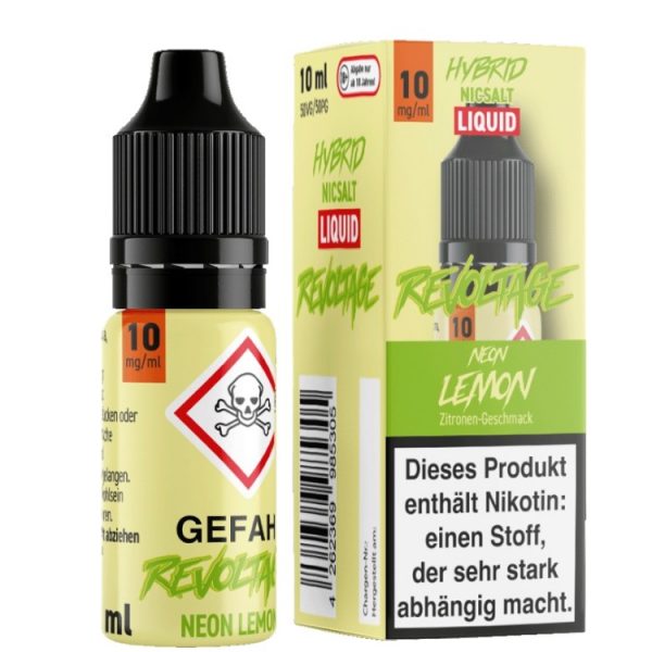 Revoltage - Hybrid Nikotinsalz Liquid - Neon Lemon