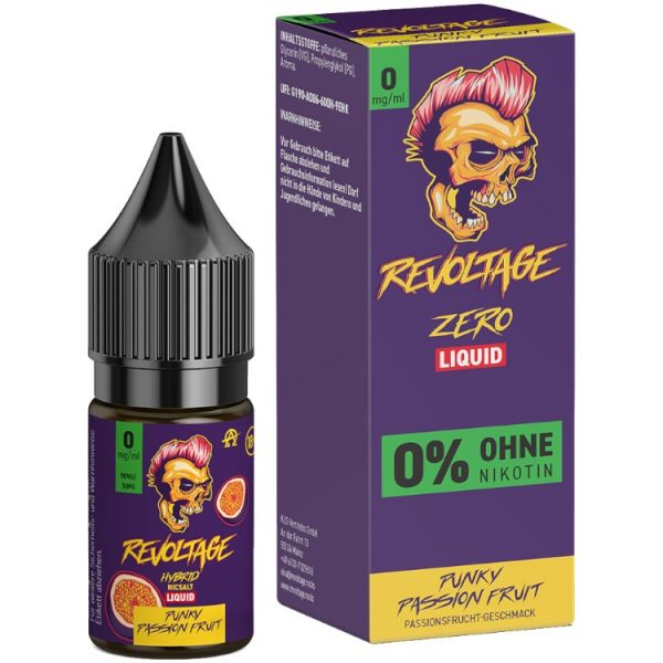 Revoltage - Hybrid Nikotinsalz Liquid - Punky Passion Fruit