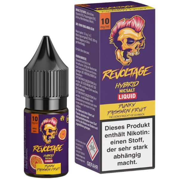Revoltage - Hybrid Nikotinsalz Liquid - Punky Passion Fruit