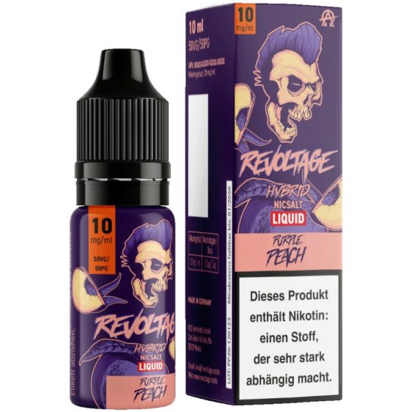 Revoltage - Hybrid Nikotinsalz Liquid - Purple Peach