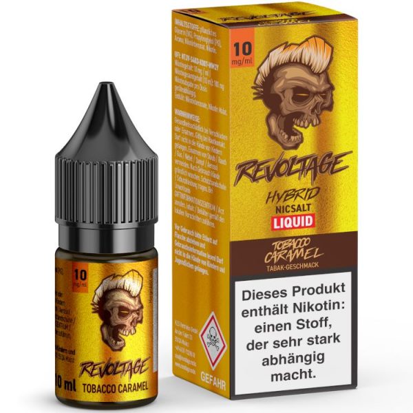 Revoltage - Hybrid Nikotinsalz Liquid - Tobacco Caramel