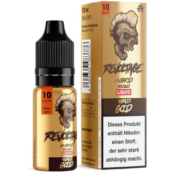Revoltage - Hybrid Nikotinsalz Liquid - Tobacco Gold