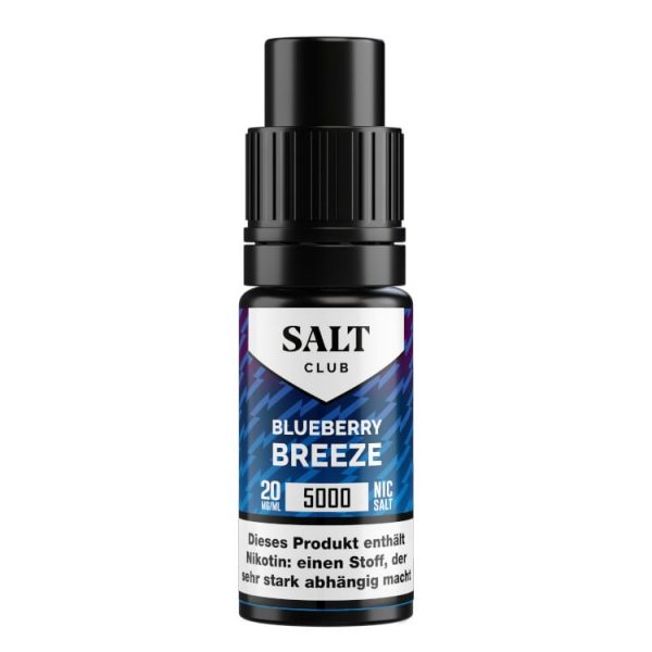 Second image of Salt Club - 5000 - Nikotinsalz Liquid 20 mg/ml - Blueberry Breeze