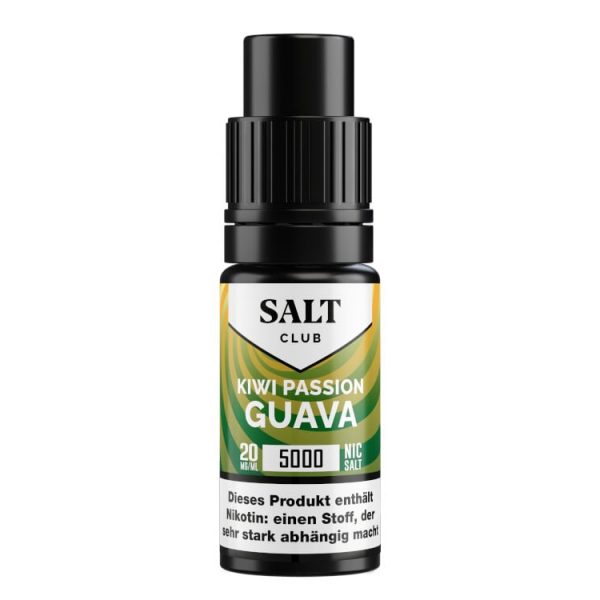 Second image of Salt Club - 5000 - Nikotinsalz Liquid 20 mg/ml - Kiwi Passion Guava