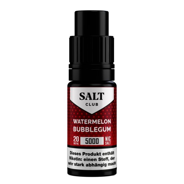 Second image of Salt Club - 5000 - Nikotinsalz Liquid 20 mg/ml - Watermelon Bubblegum