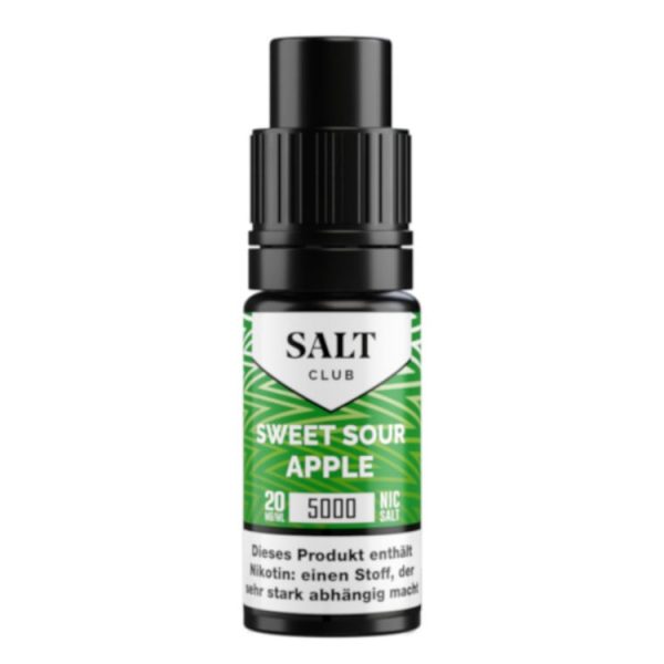 Second image of Salt Club - 5000 - Nikotinsalz Liquid 20 mg/ml - Sweet Sour Apple