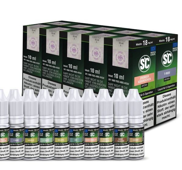 Gourmet Probierbox E-Zigaretten Liquid