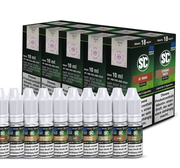 Tobacco Probierbox E-Zigaretten Liquid