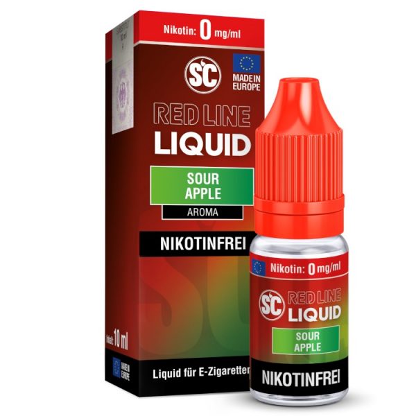 SC - Red Line - Sour Apple - Nikotinsalz Liquid