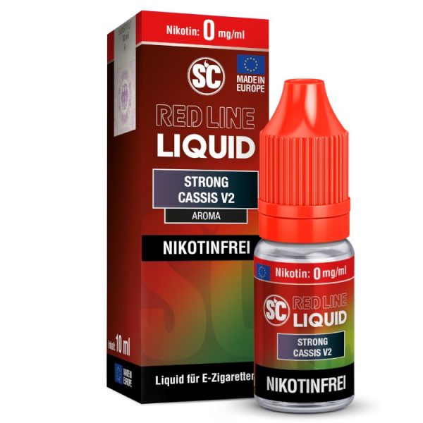 SC - Red Line - Strong Cassis V2 - Nikotinsalz Liquid