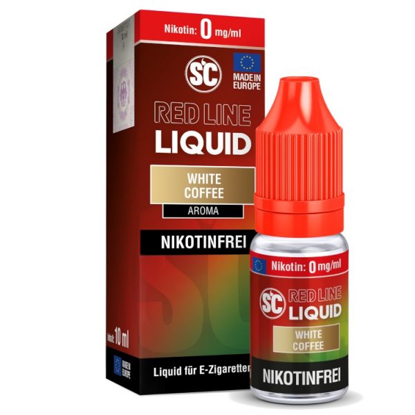 SC - Red Line - White Coffee - Nikotinsalz Liquid