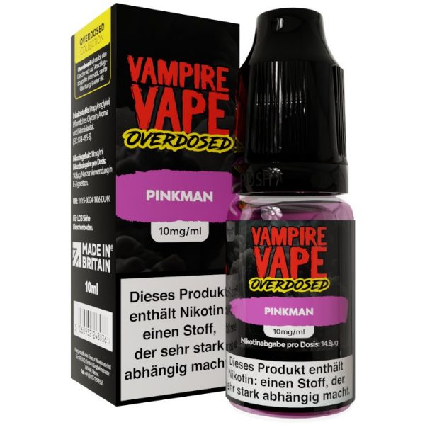 Vampire Vape - Overdosed - Nikotinsalz Liquid - Pinkman