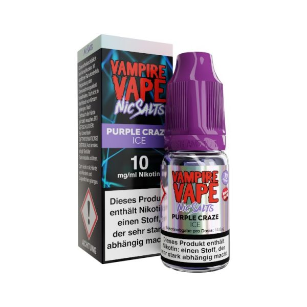 Vampire Vape - Purple Craze Ice - Nikotinsalz Liquid