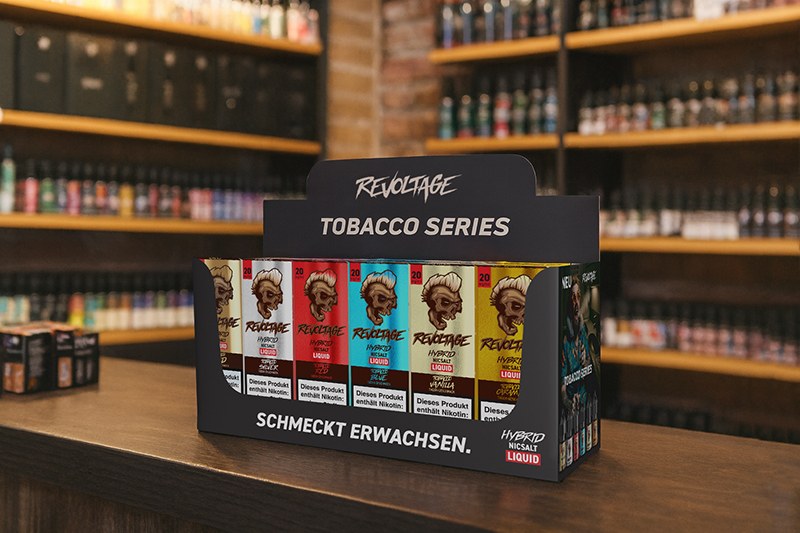 Second image of Revoltage - Tobacco Series Display bestückt 20 mg/ml (12 Artikel)