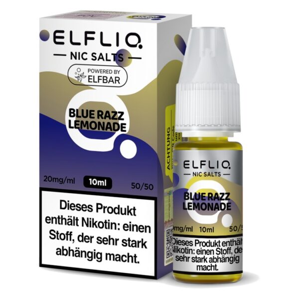 ELFLIQ - Blue Razz Lemonade - Nikotinsalz Liquid