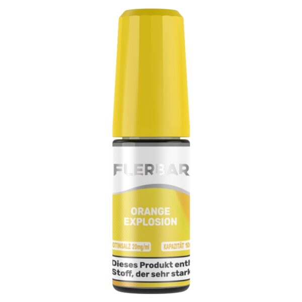 Flerbar Liquid - Nikotinsalz Liquid - Orange Explosion