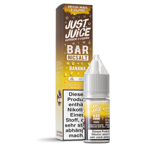 Just Juice - Bar - Nikotinsalz Liquid - Banana