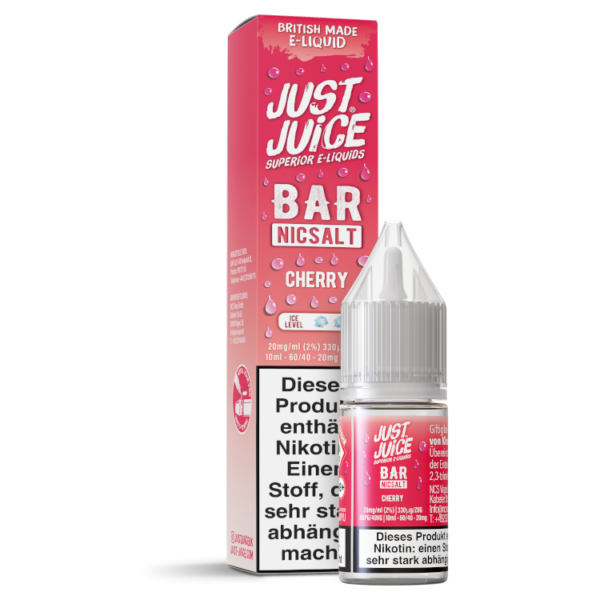 Just Juice - Bar - Nikotinsalz Liquid - Cherry