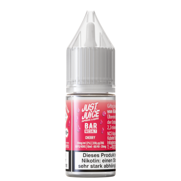 Second image of Just Juice - Bar - Nikotinsalz Liquid - Cherry