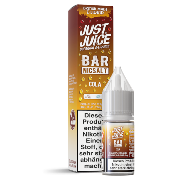 Second image of Just Juice - Bar - Nikotinsalz Liquid - Cola