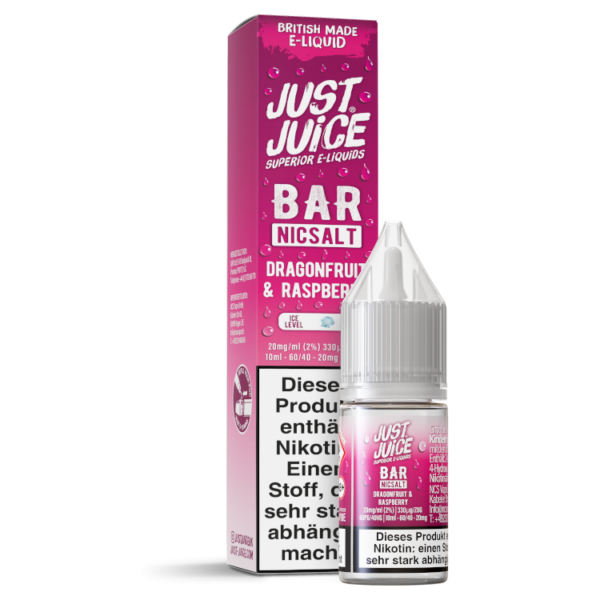 Just Juice - Bar - Nikotinsalz Liquid - Dragonfruit & Raspberry