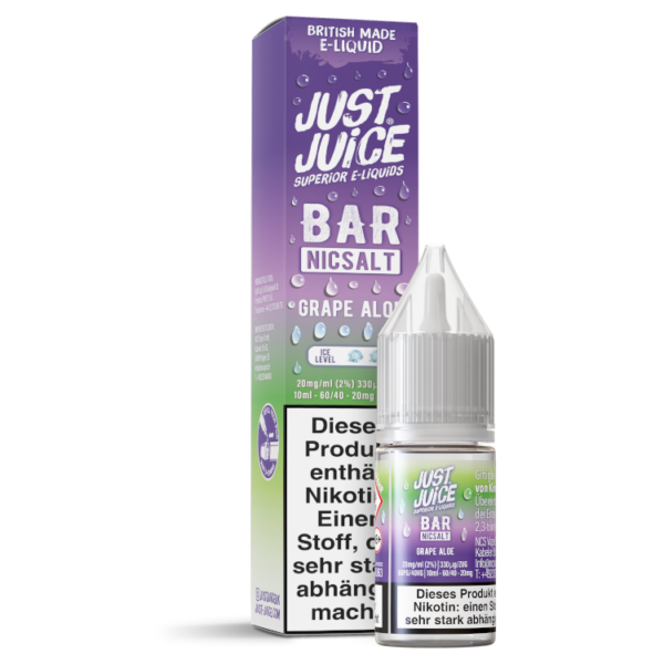 Just Juice - Bar - Nikotinsalz Liquid - Grape Aloe
