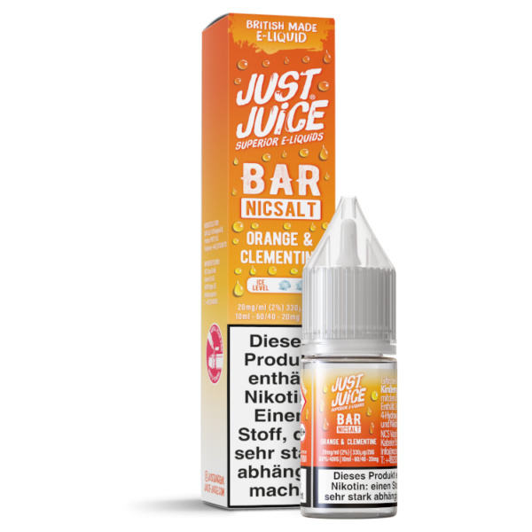 Just Juice - Bar - Nikotinsalz Liquid - Orange & Clementine