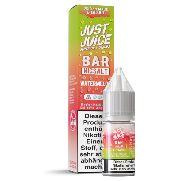 Second image of Just Juice - Bar - Nikotinsalz Liquid - Watermelon