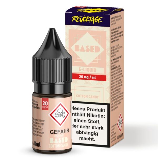 Revoltage - BASED - Hybrid Nikotinsalz Liquid - Cotton Candy