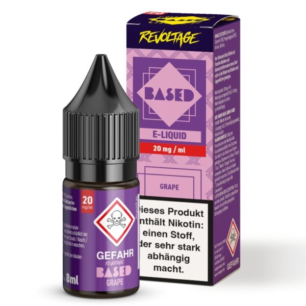 Revoltage - BASED - Hybrid Nikotinsalz Liquid - Grape