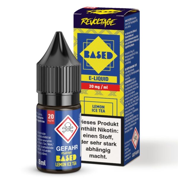 Revoltage - BASED - Hybrid Nikotinsalz Liquid - Lemon Ice Tea
