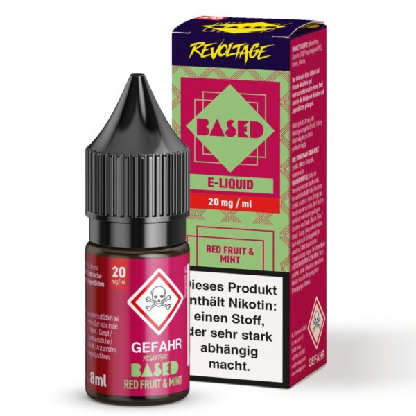 Revoltage - BASED - Hybrid Nikotinsalz Liquid - Red Fruit Mint
