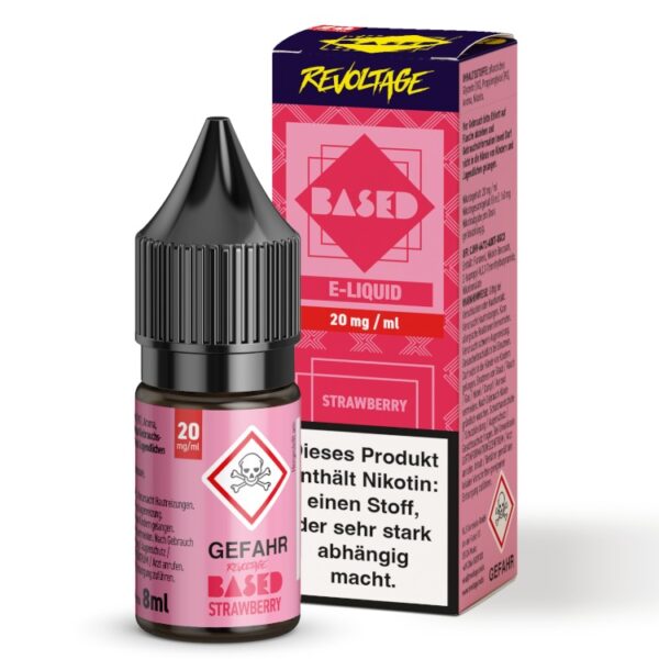Revoltage - BASED - Hybrid Nikotinsalz Liquid - Strawberry