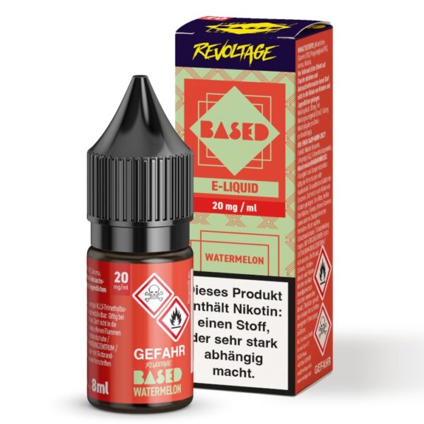 Revoltage - BASED - Hybrid Nikotinsalz Liquid - Watermelon