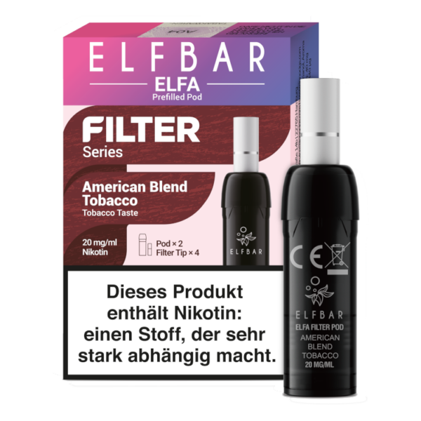 Elfbar - Elfa Pod - Filter Series (2 Stück pro Packung) - Cream Tobacco