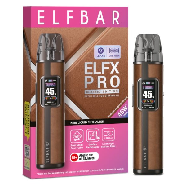 Elfbar - Elfx Pro E-Zigaretten Set