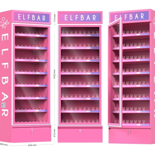 Elfbar - LED-Verkaufsdisplay Pink